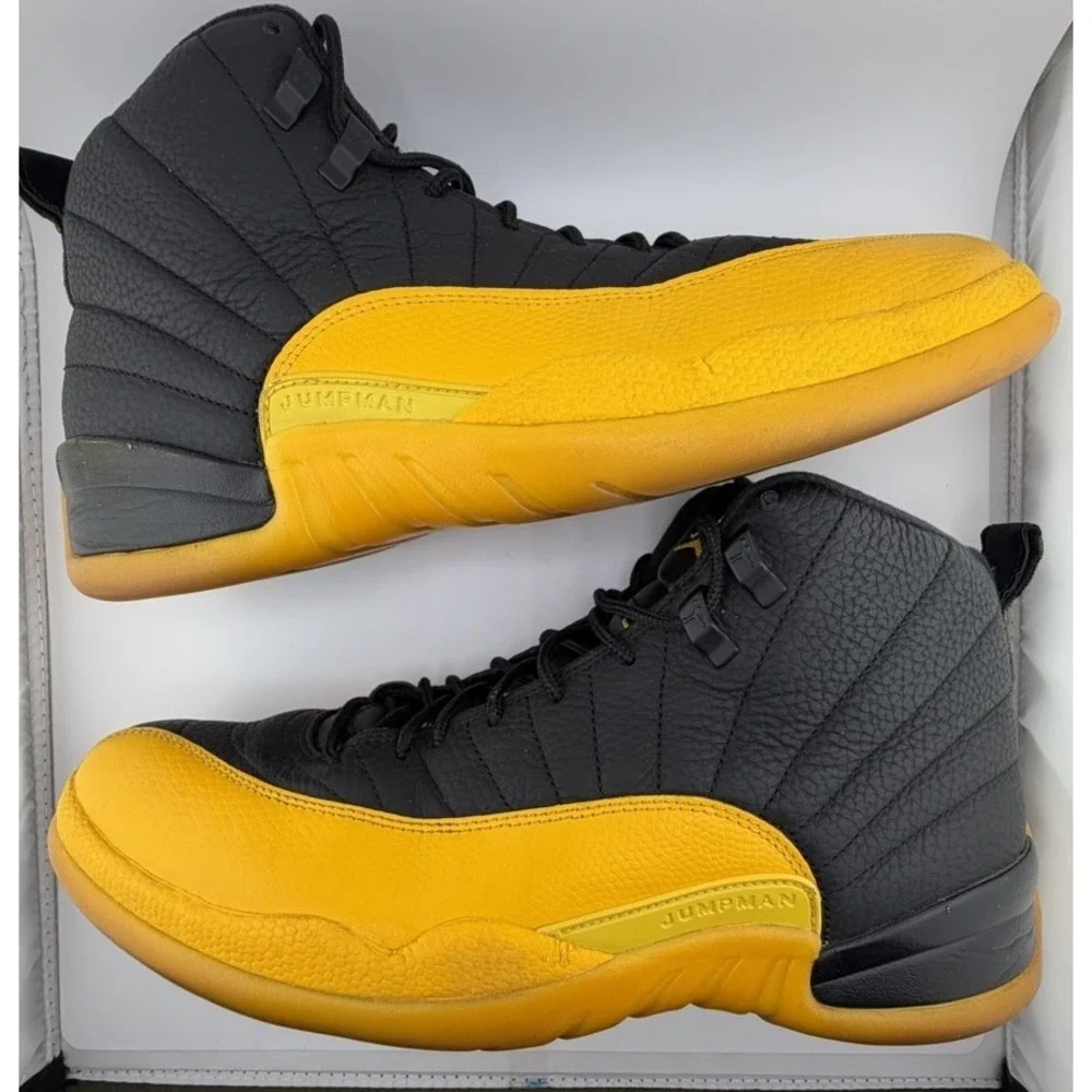 Jordan 12 Retro Black/University Gold 2020 Air Jordan 130690-070 No Box, VNDS!!!